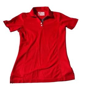 Chick Fil A red polo shirt size small